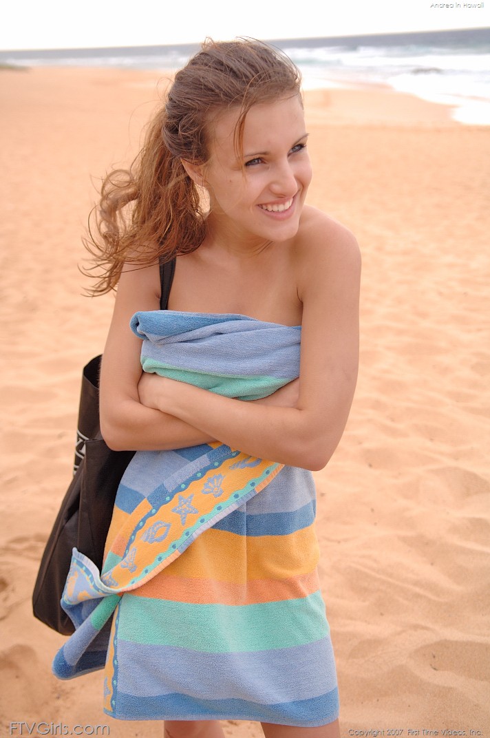 Adorable amateur Andrea flaunts her nice naturals and poses in public porn photo #425320857 | FTV Girls Pics, Andrea Valentino, Beach, mobile porn