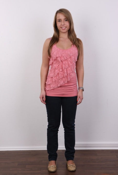 Barely legal hot teen agrees to get naked and have her photo taken