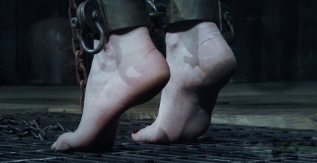 Female Sierra Cirque is compelled to put her feet in the ground and suffer the consequences.
