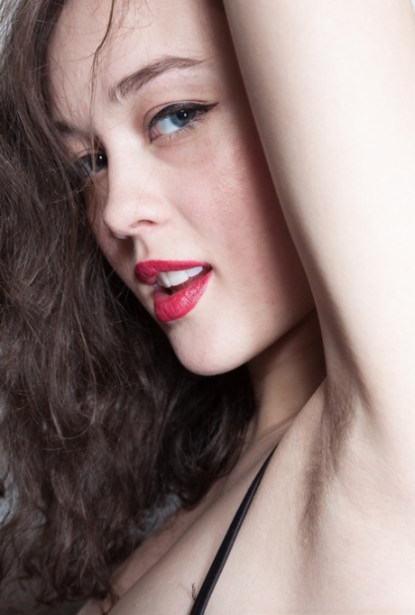 The amateur model, Ksenia Yankovskaya loves to show off her hair.