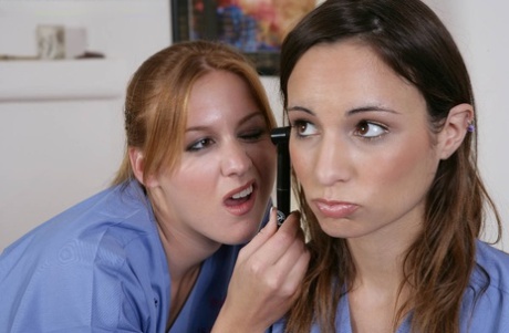 Kinky Teens Alex & Amber Examine Anal And Vaginal Orifices During Doctor Play