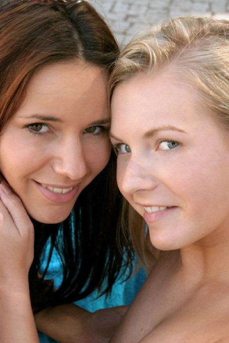 Teen Lesbians Sharon & Linnea Lick Other Before Fingering Assholes