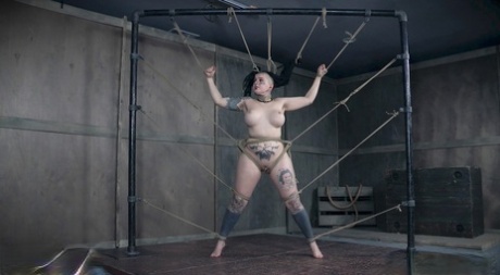 Alt Model Luna Lavey Is Restrained Before Undergoing Forced Masturbation