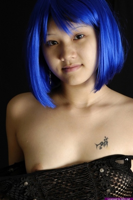 Asian Hair Nude - Asian Dyed Porn Pics & Naked Photos - PornPics.com