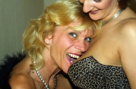 Nylons are used by mature dykes to give each other kisses in the motel room.