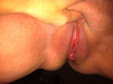 POV action: Mature woman Busty Bliss takes a blow up on her natural tits (left and right) during the act of being in this position.