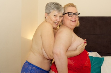 Excessive libido: Lexie Cummings, a fat British amateur, has had lesbian sex with a grandmother.