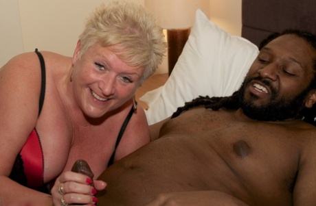 Older Blonde Dirty Doctor Has Sexual Relations With A Younger Black Man