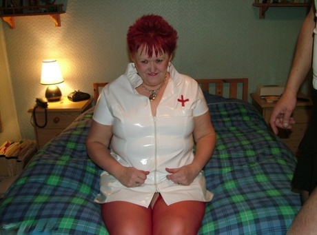 Mature Nurse With Red Hair Valgasmic Exposed Indulges In Foreplay With A Sissy