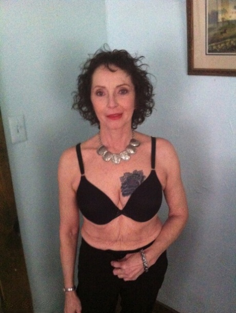 Curly Haired Mature Woman Likes Sending Her Younger Partner Provocative Photos