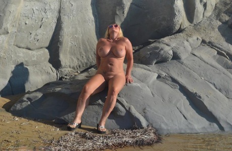 At the beach, Chrissy is a massively overweight and heavily pregnant adult who enjoys swimming and lounging.