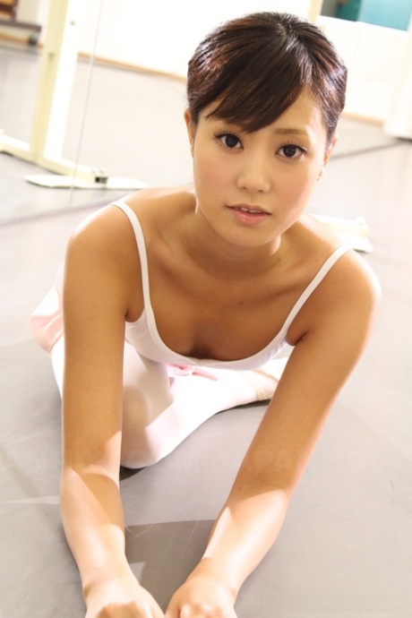 With her young body stretching in tights and tutus, Japanese ballerina Ruri Kinoshita performs her best shows.