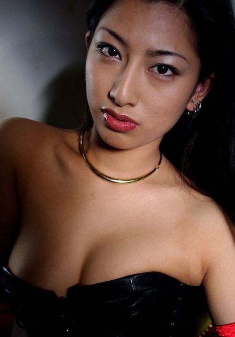 Hot Japanese Girl Ran Asakawa Frees Her Small Tits From Fetish Wear