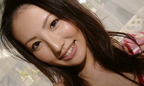 Japanese Solo Girl Takako Kitahara Licks A Boobs After Removing Lingerie