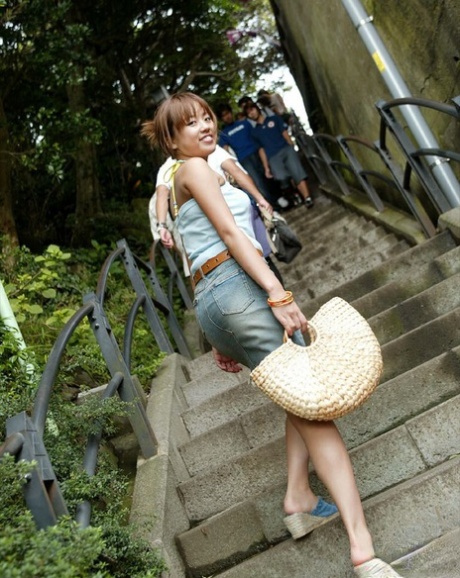 Kanami, a red-headed Japanese man, wears a bikini and lingerie during SFW.