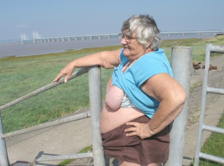 A homeless woman named Grandma Libby, who is elderly, takes on the weight of life while riding a bike trail.