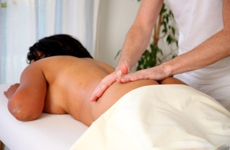 Hot Mature Woman Danica Collins Receives A Full Body Massage From Her Masseur