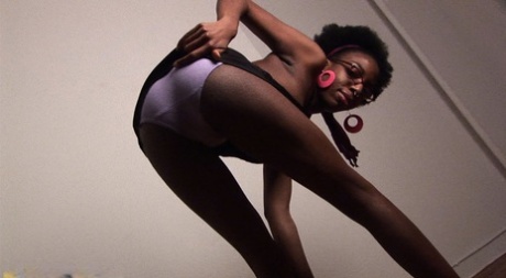 Black Girl Revay Goes Topless Before Sporting A Ball Gag