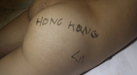 Following a POV bout, Shi the lovely Asian woman performs an orgasm on her succulent buttocks.