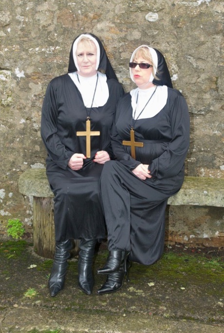 Sister Speedy Bee and her naughty nun have a threesome with the Friars.