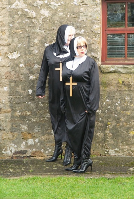 The Friars are joined by a Sister and a Naughty nun, Speedy Bee, for a threesome.