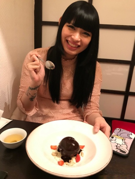 Sweet Asian Girl Miyabi Displays Her Jizz Covered Tongue After A POV Blowjob