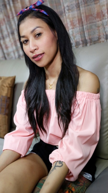 Asian first-timer Newcy experiences sperm leakage after POV sex.