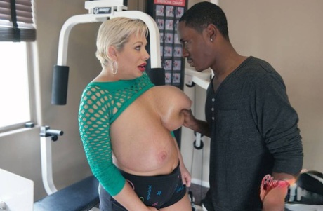 Big titted older blonde Claudia Marie gets banged and jizzed on by a black man - PornHugo.net