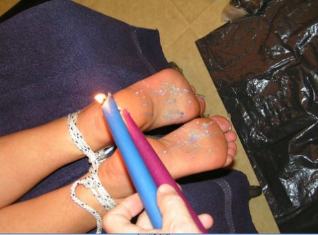 The Pain Files utilized hot candle wax to stimulate the feet.