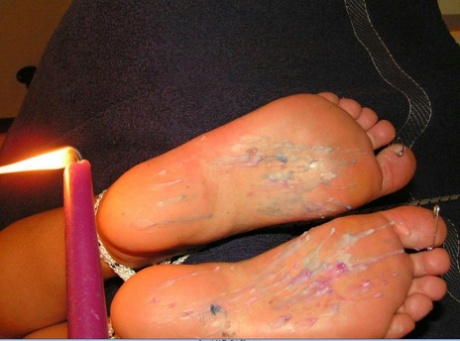 For hot feet, The Pain Files uses candle wax.