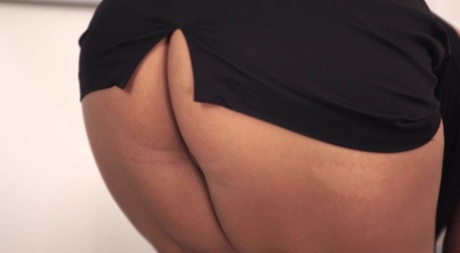 British Fatty Ashley Rider Slips Off Sexy Panties While Wearing A Black Dress