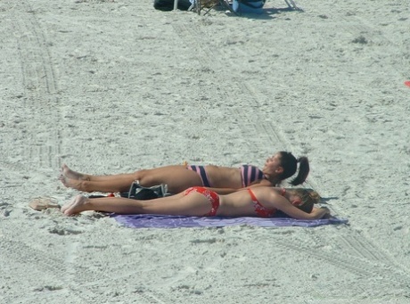 Hot girls on the beach at GND Candids?