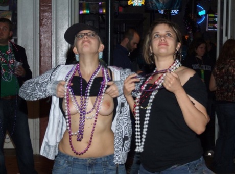 The sight of drunken girls holding their tits in public is noteworthy.