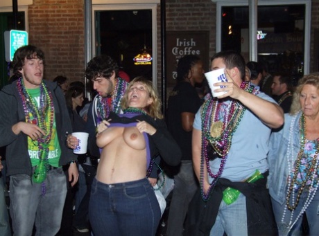 Amateur Chicks Flash Their Breasts After Getting Drunk At A Party