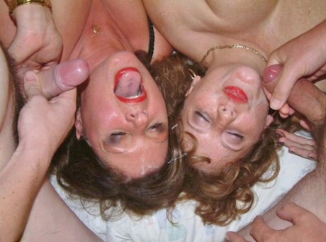 A hardcore orgy is indulged by Claire, an older British amateur, and her girlfriend.