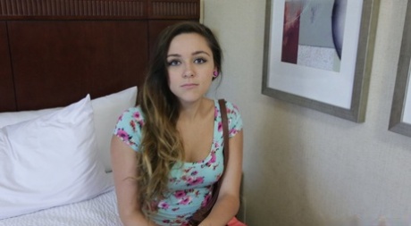 Latina Teen Zoey Foxx Takes A Cumshot On Her Abdomen While Making A Sex Tape