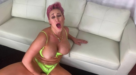 Busty Latina Pornstar Ryan Keely Receives A Money Shot After An Intense Fuck