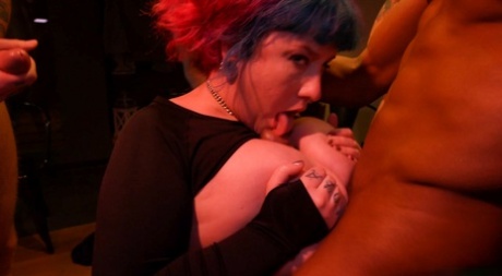 Busty Fatty Proxy Paige Sports A Mouthful Of Sperm After A Gangbang