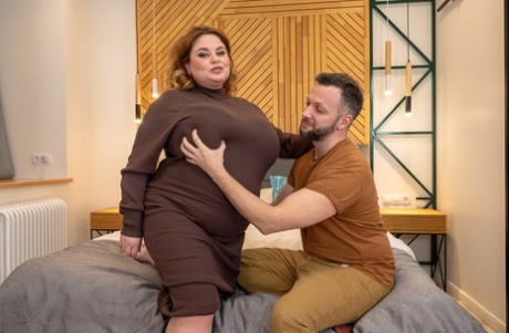 Mature Fatty Is Freed From Her Dress Before Fucking On A Bed