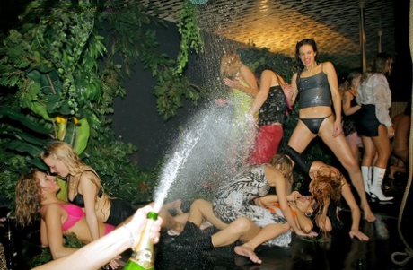 Hot Drunken Sluts Get Banged By Big Black Cock At Interracial Club Party