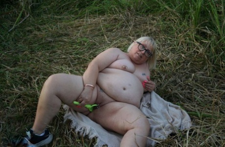 Extensive: Obese woman from Britain, Lexie Cummings, gets naked on a night out in the country.