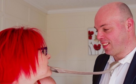British Woman Mollie Foxxx Sports Dyed Hair While Making Out With A Man