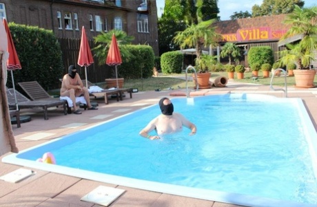 The pool party attracts many white girls, some of whom engage in gang banging behavior.