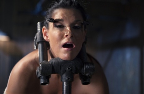 Naked MILF India Summer Is Penetrated While Restrained In A Dungeon
