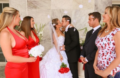 Nicole Aniston Is Joined By Her Stepmom & Lover For A 3some On Her Wedding Day