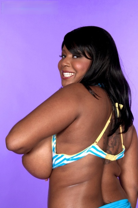 Aileen Ghettman licks her breast area with care after losing her hooters and is now known as "the black girl with a stickiness."