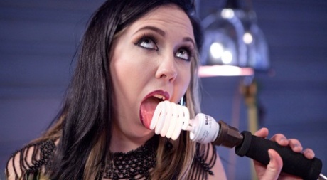 Lesbian women use electrical devices during sex.
