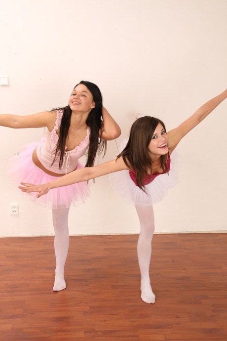 Dance classes see young girls in ripped tights and tutus having lesbian sex.