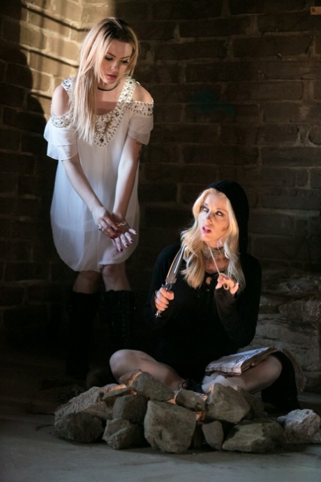 Fully Clothed Teens Dahlia Sky And Charlotte Stokely Model In Cosplay Garb