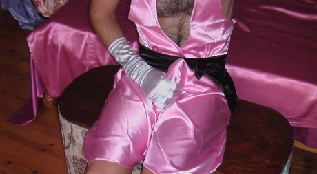 Various Crossdressers Showing Off Their Hard Cocks And Very Horny Lingerie